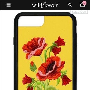 Yellow floral Wildflower iPhone 6+/7+/8+ case